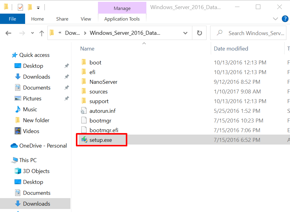server 2016 iso file