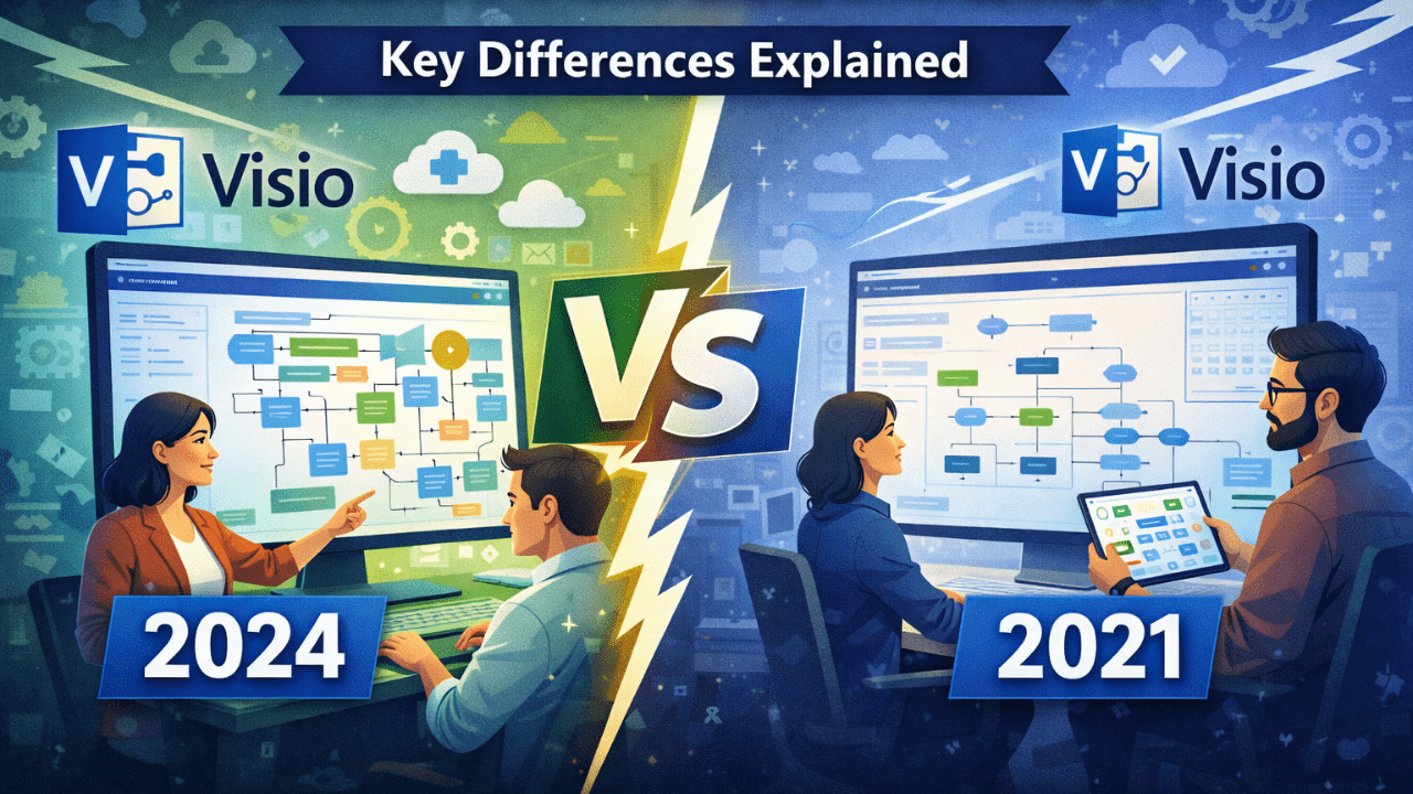 Microsoft visio 2024 vs 2021 Key Differences